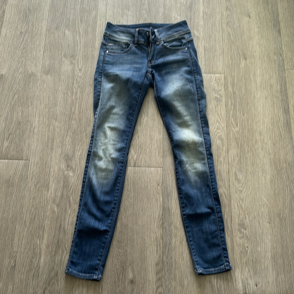 G-STAR RAW JEANS BLUE WASH - size 24 /30